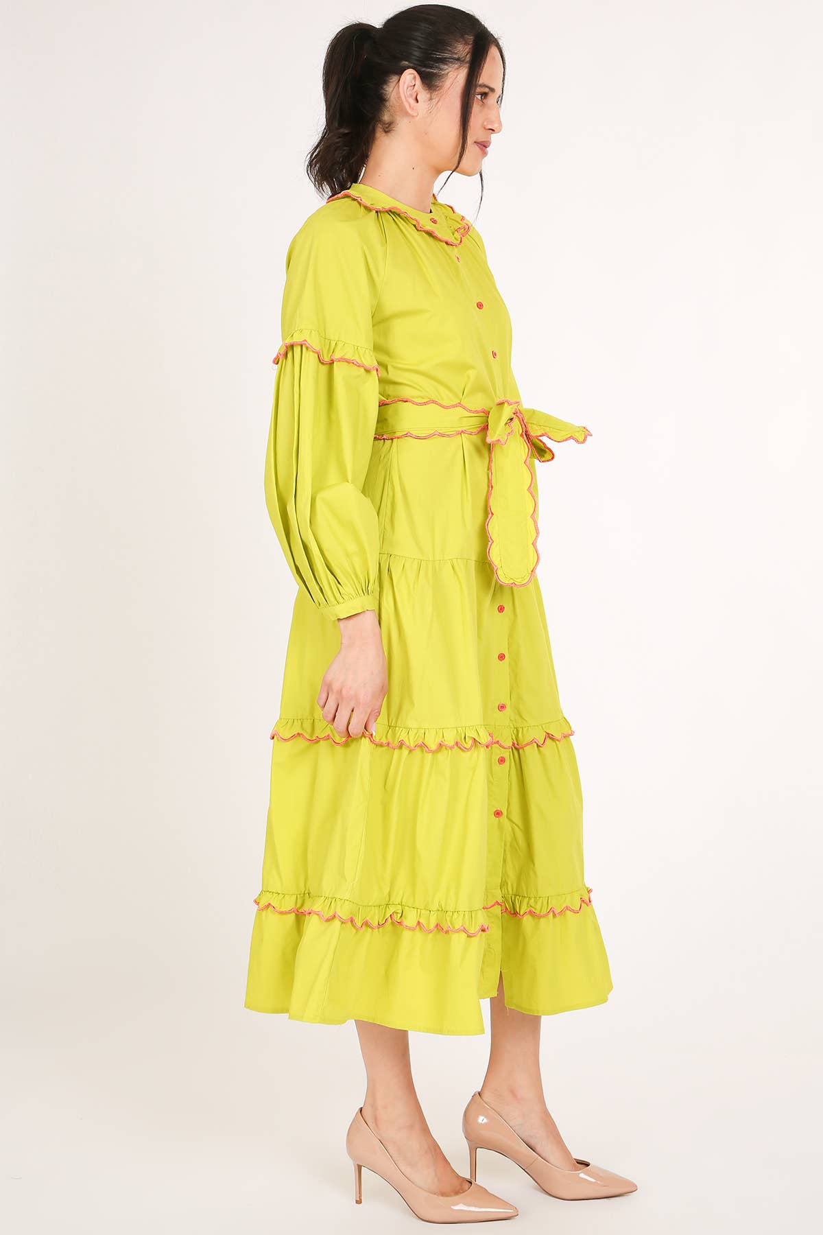 Flame Midi Dress