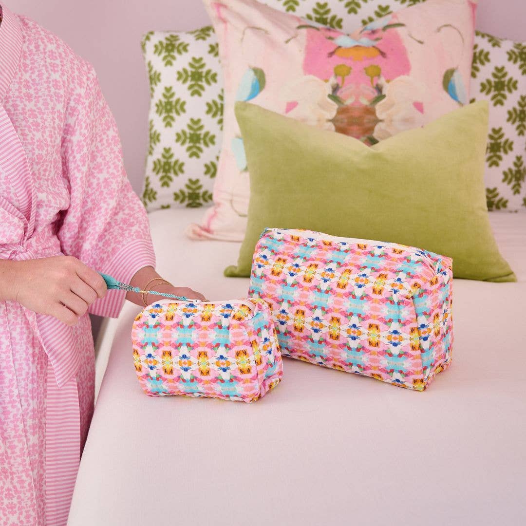 Sumner Pink Small Cosmetic Bag: Small