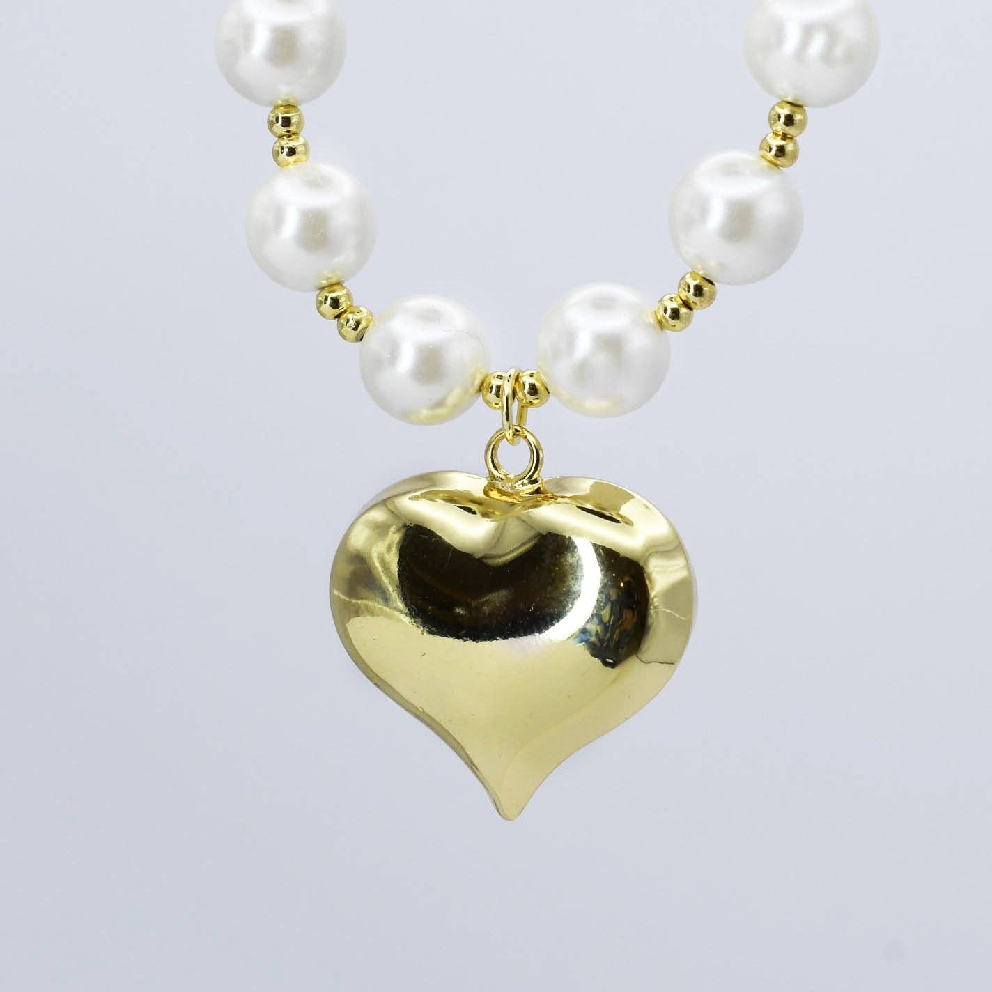 Pearl Heart Necklace