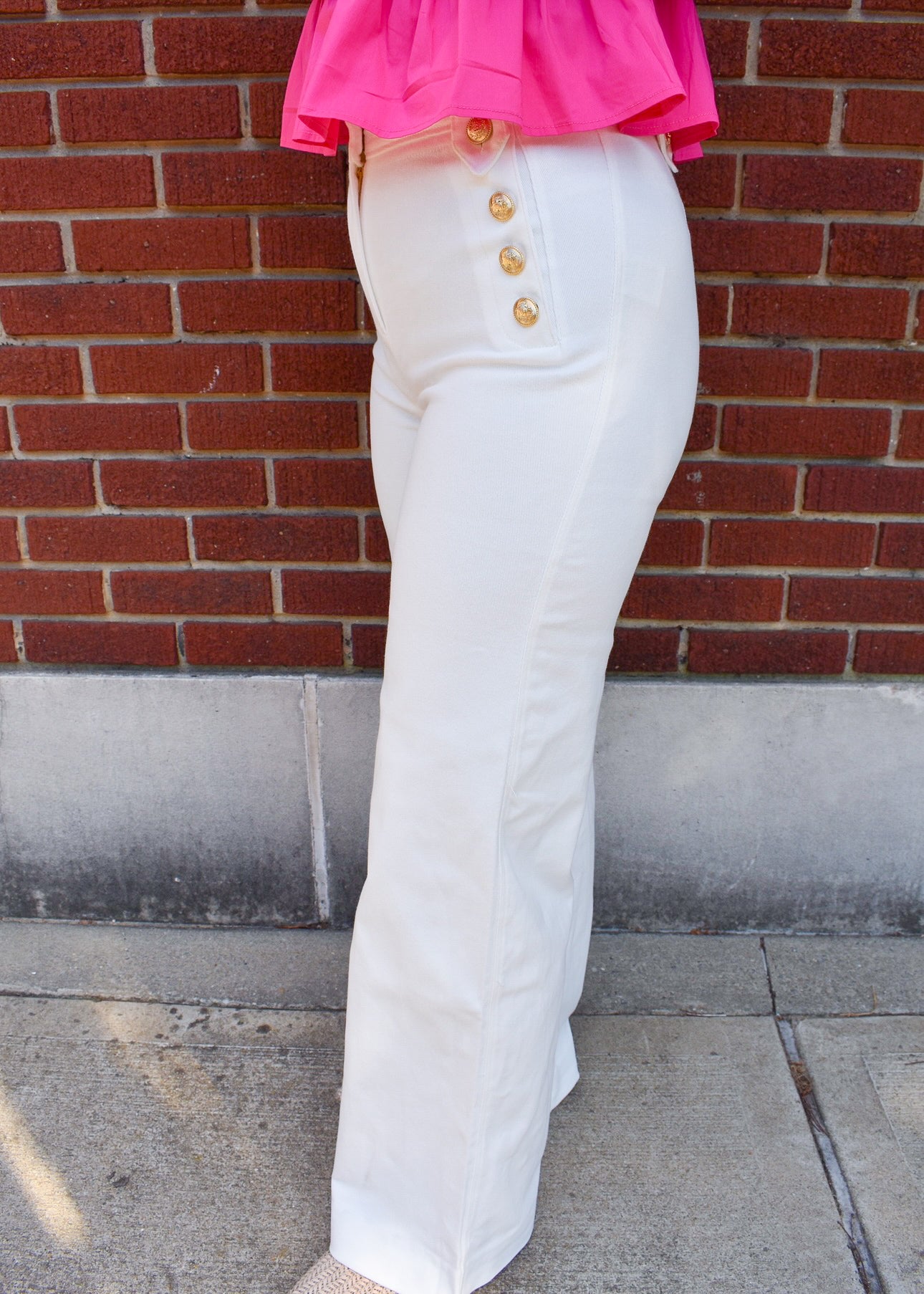 Rhodes High Waisted Denim Pants