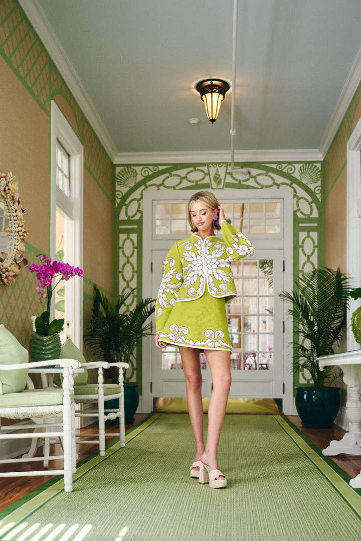 Park Quilted Mini Skirt