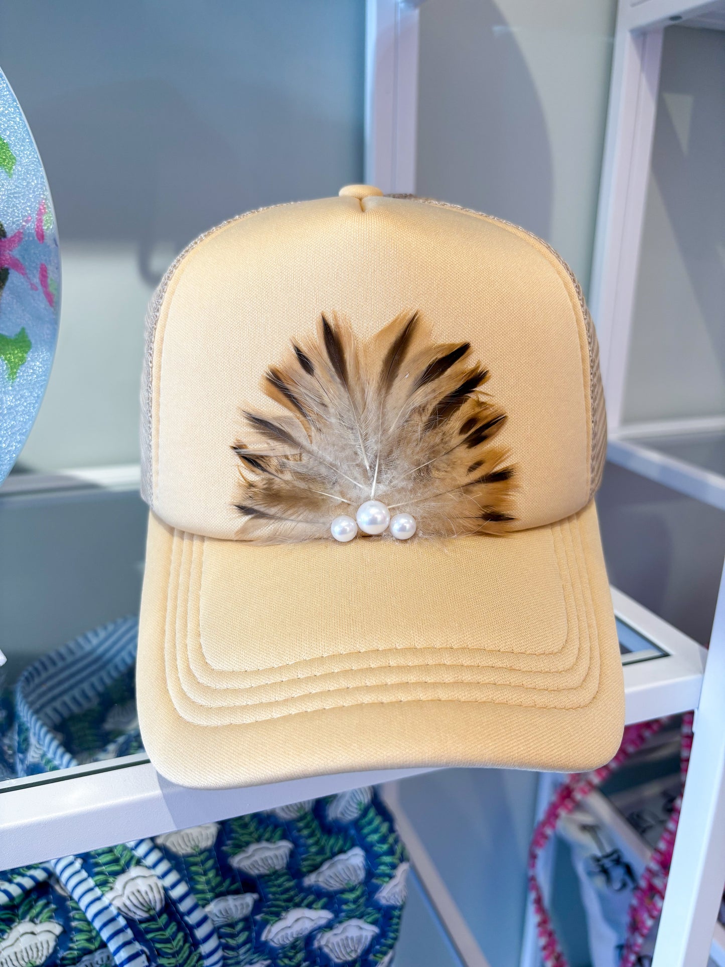 Feathered Trucker Hat