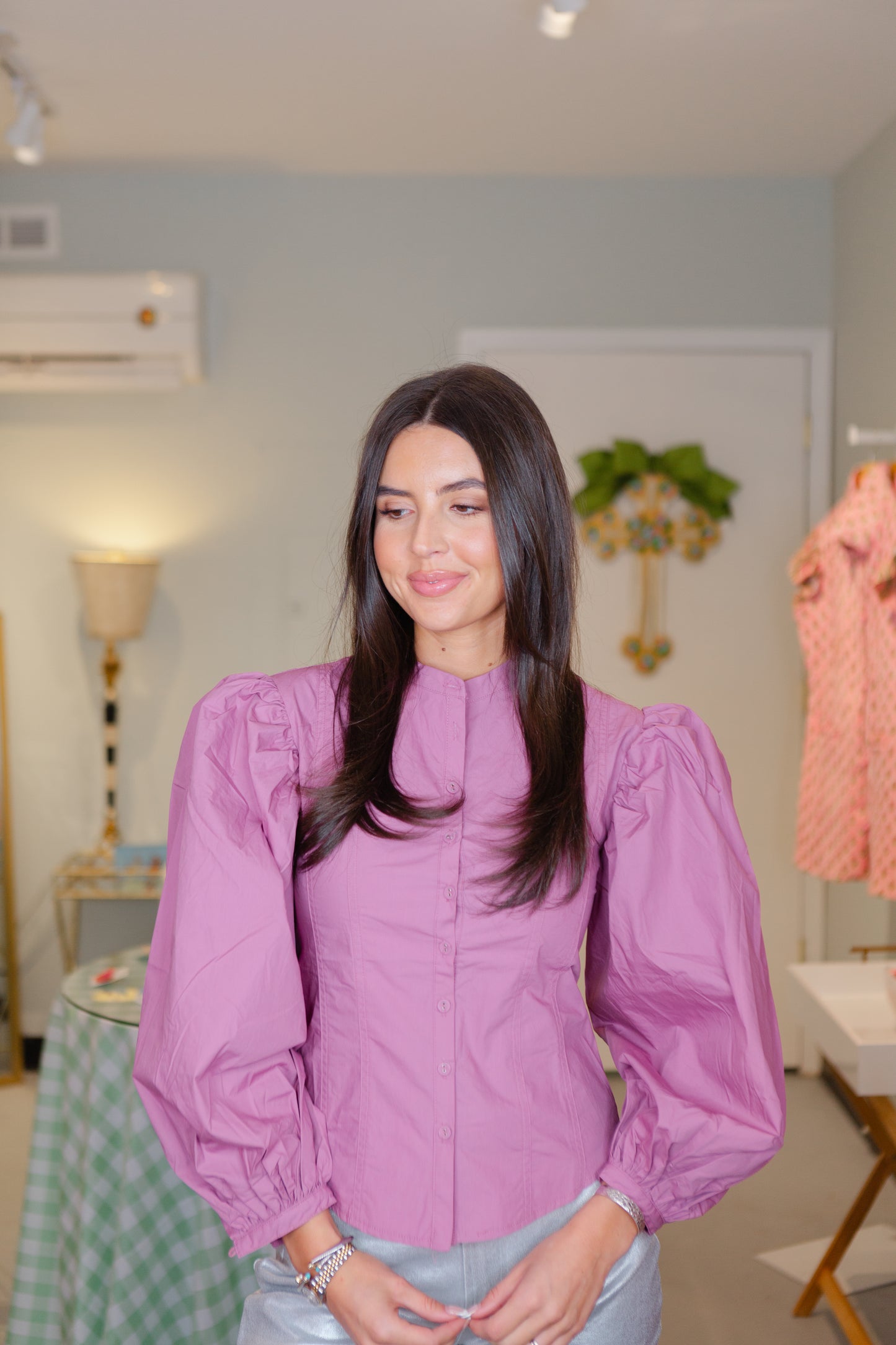 Tate Poplin Top