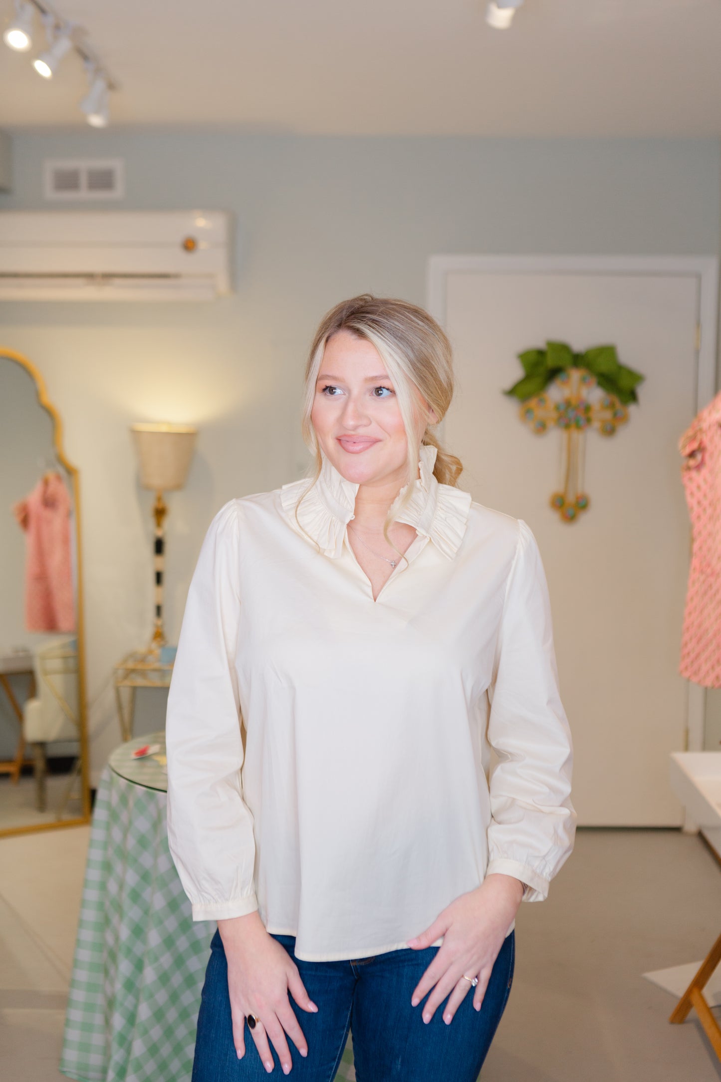 Charlotte Ruffle Top