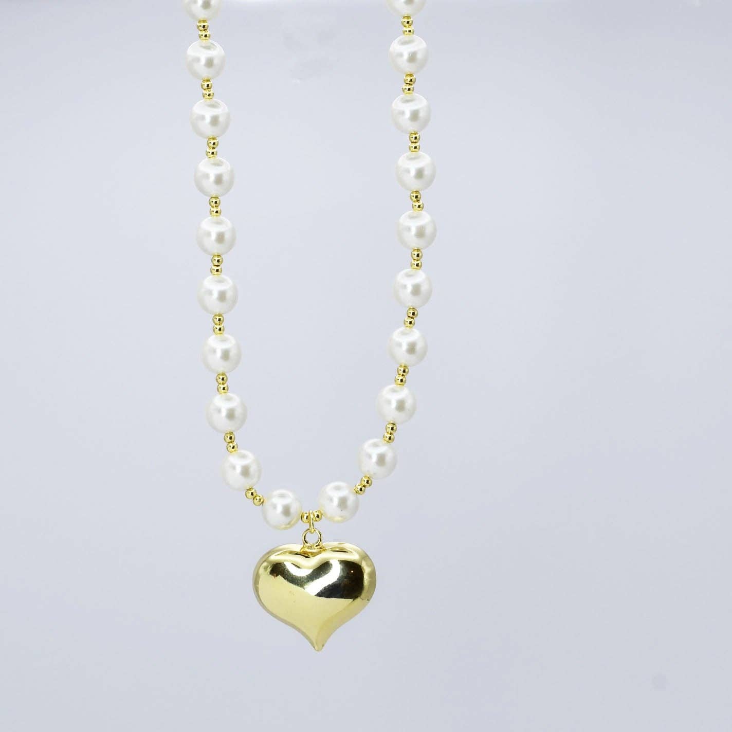 Pearl Heart Necklace