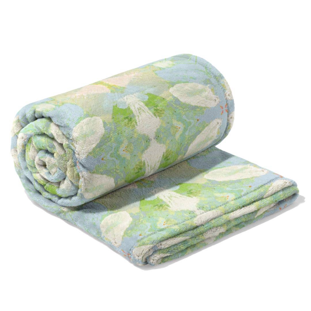 Elephant Falls Fleece Blanket: One Size