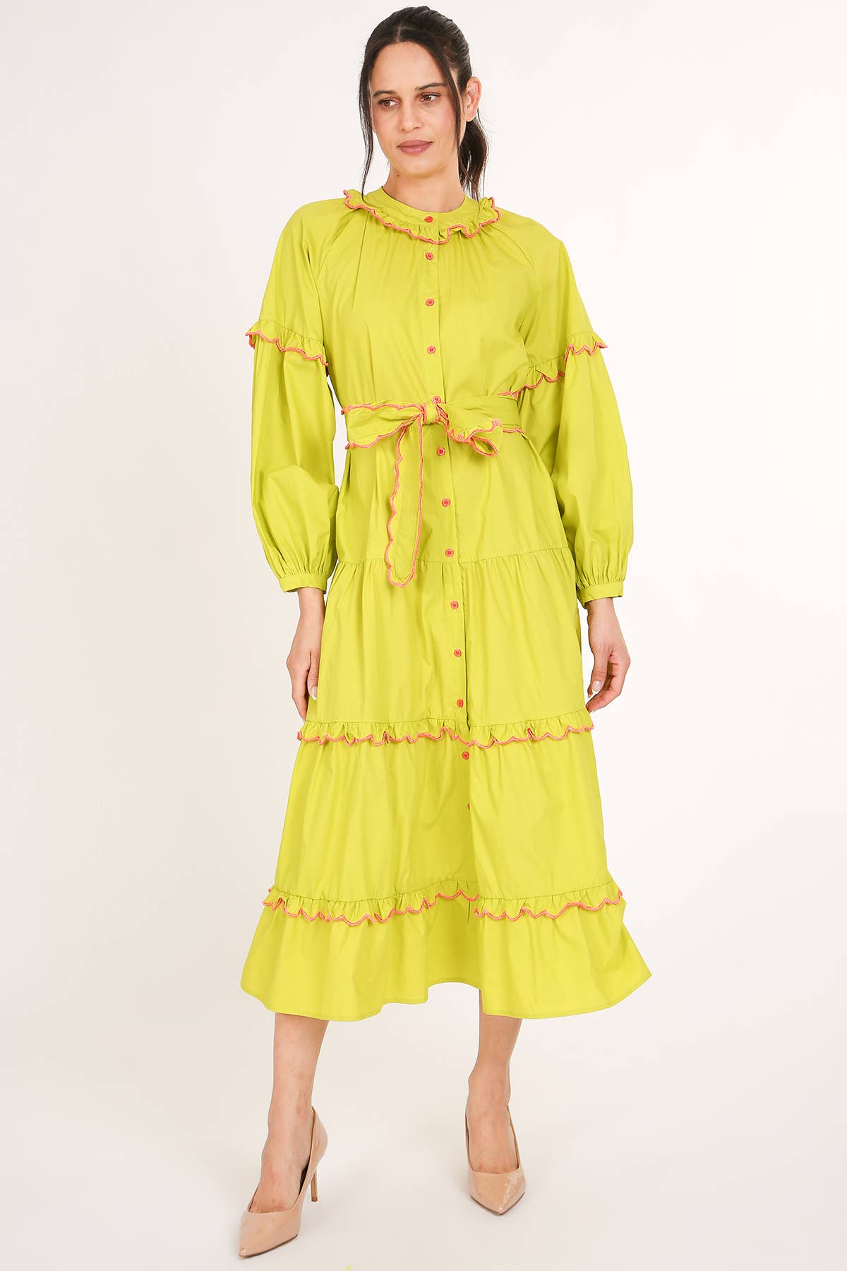 Flame Midi Dress
