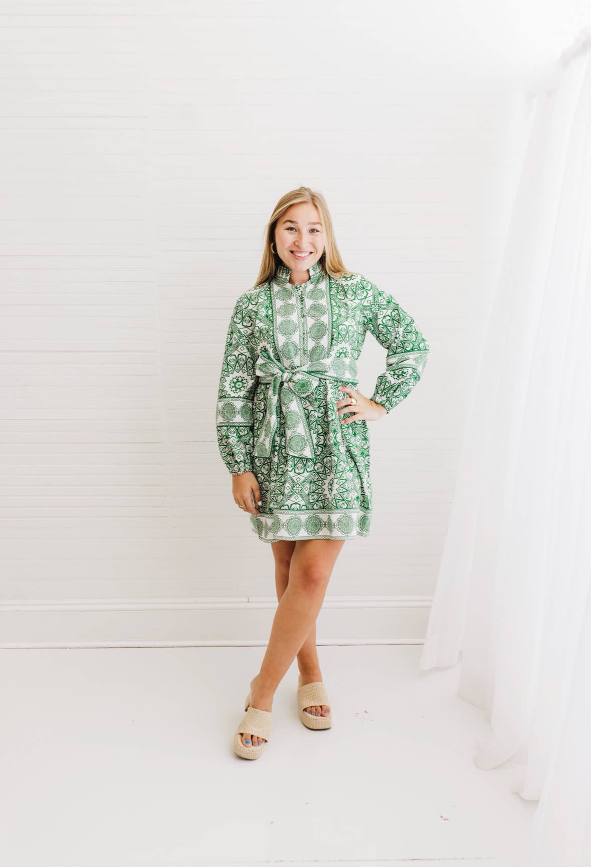Evergreen Mini Dress