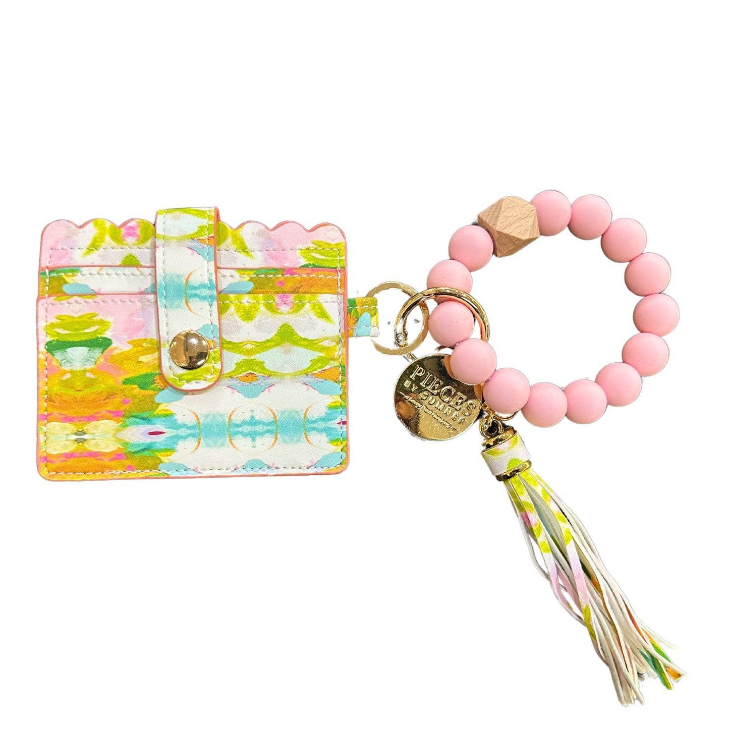 Palm Beach Keychain Wristlet Wallet: One Size