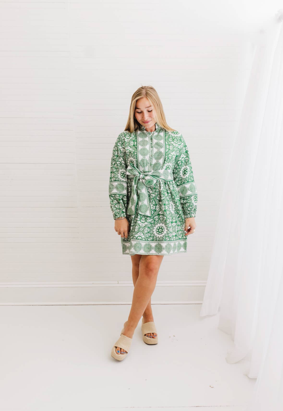 Evergreen Mini Dress