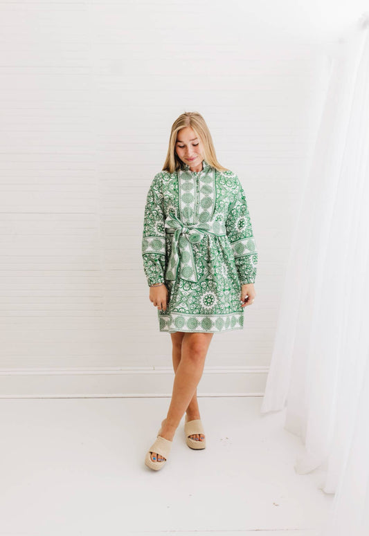 Evergreen Mini Dress