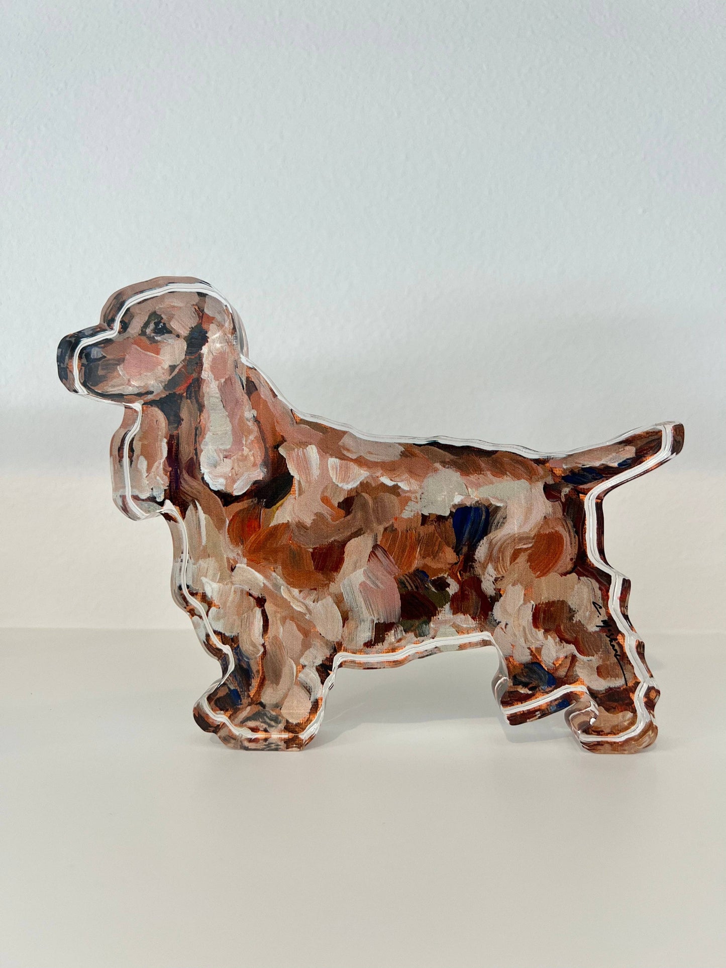 "English Cocker Spaniel" acrylic block