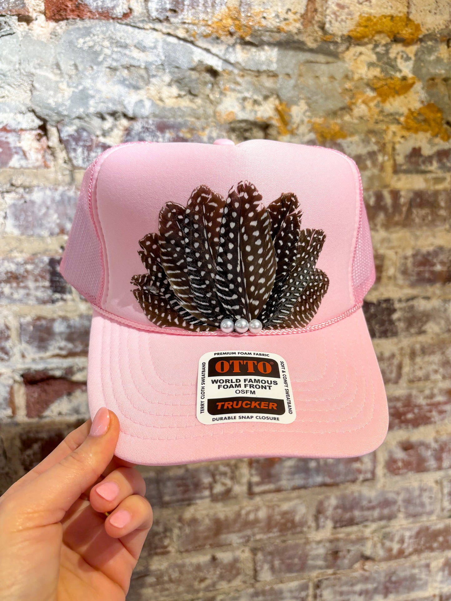 Feathered Trucker Hat