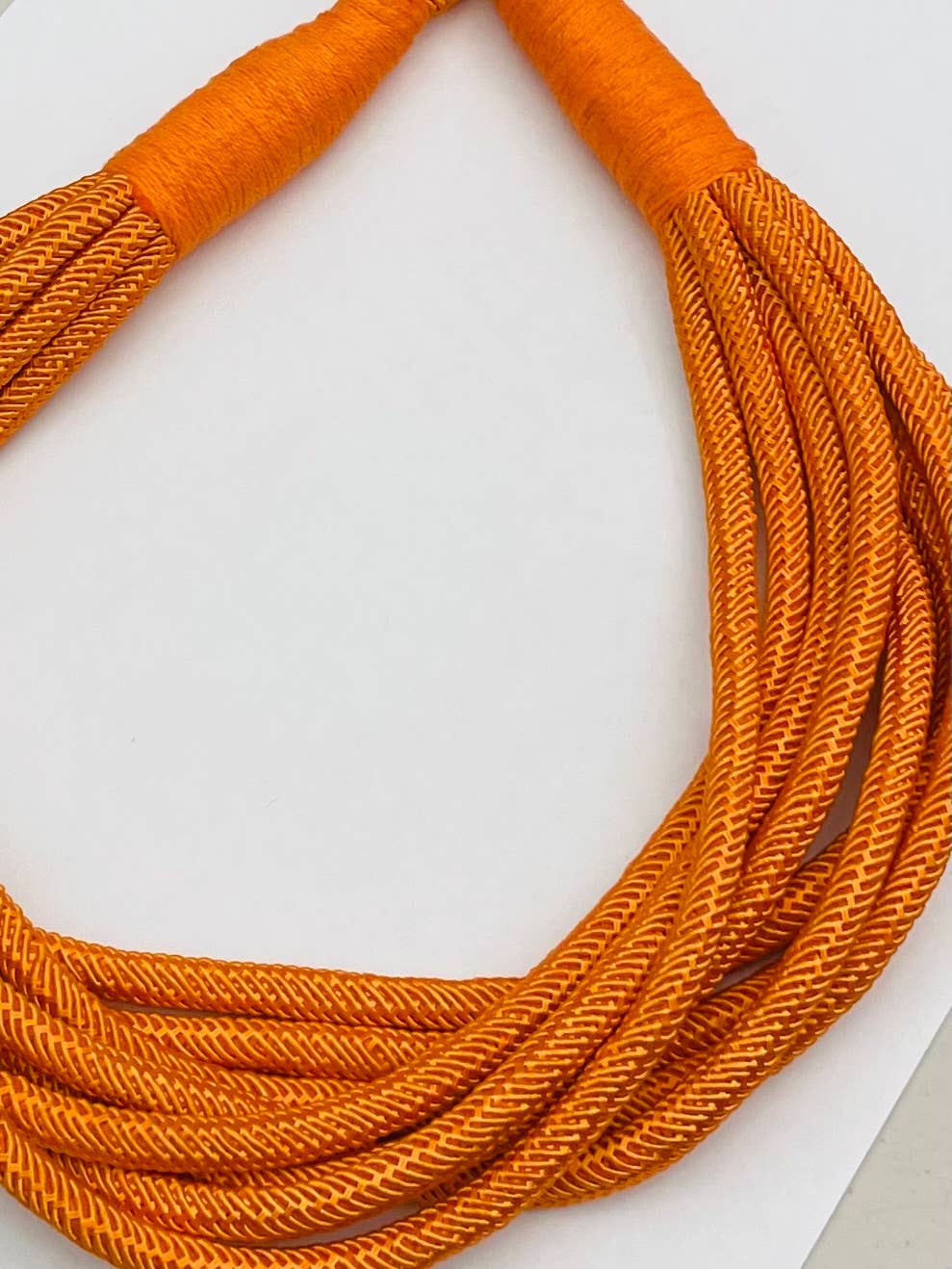 Game Day - Slub 8-Strand Necklace (orange)