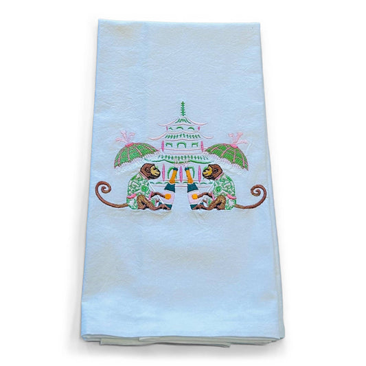 Celebrating Monkeys Towel