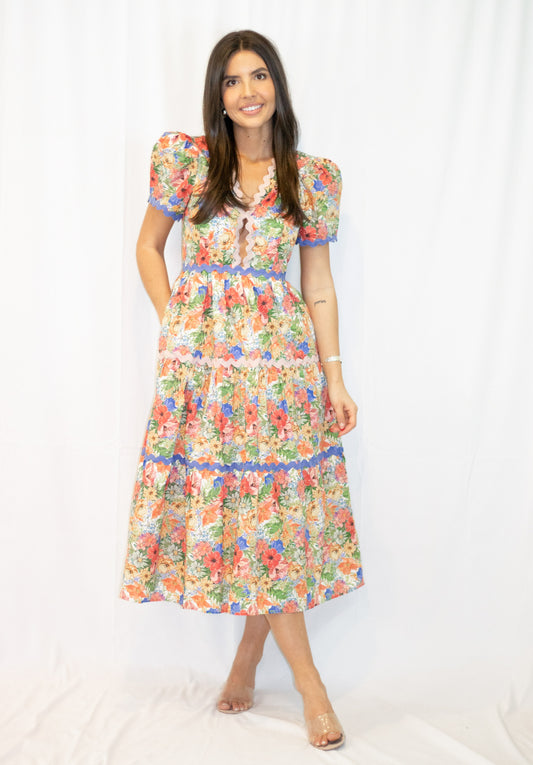 Garden Party Midi Dress