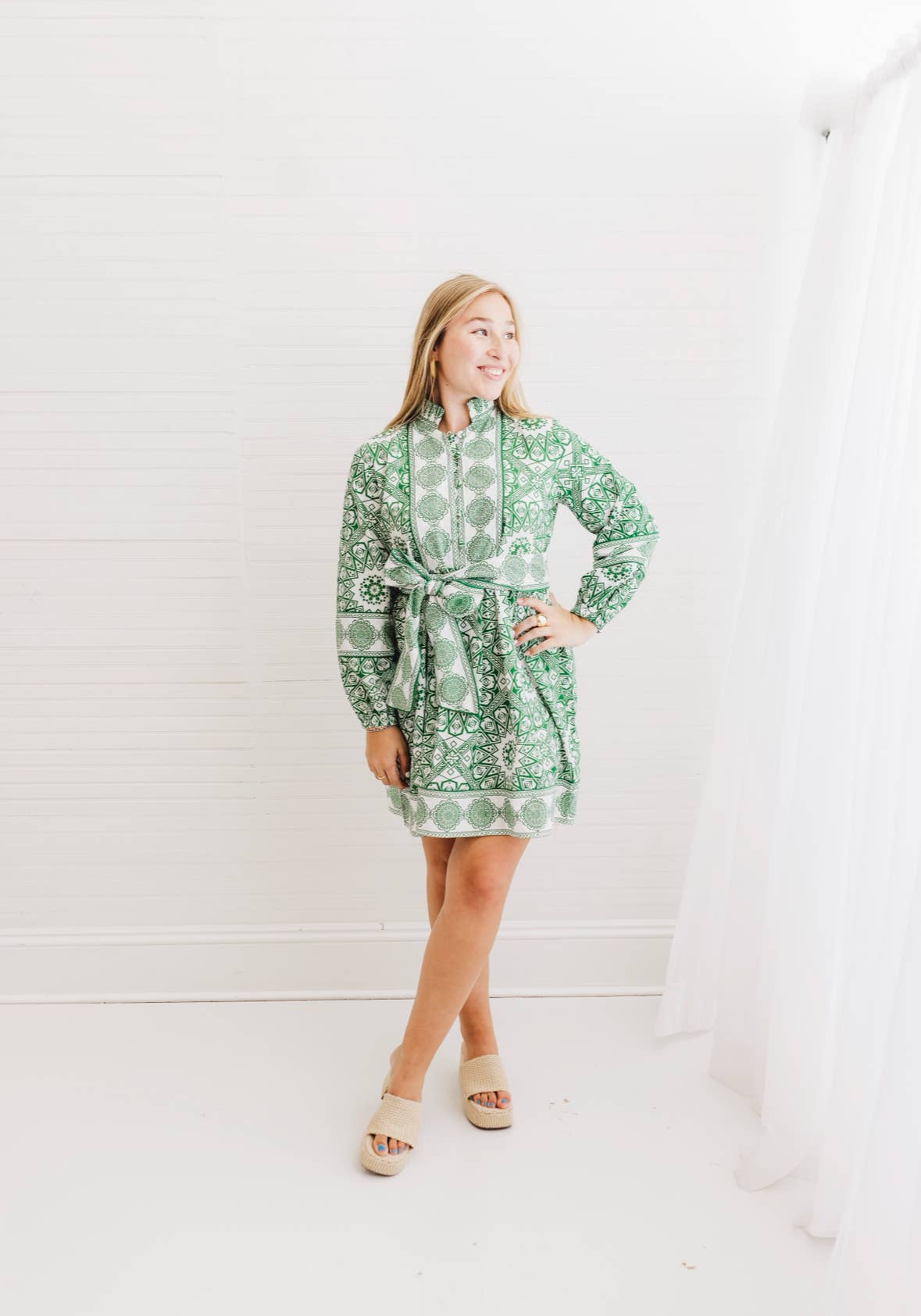 Evergreen Mini Dress