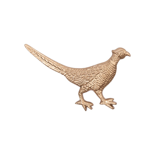 Pheasant Napkin Ring (4pk): Gold