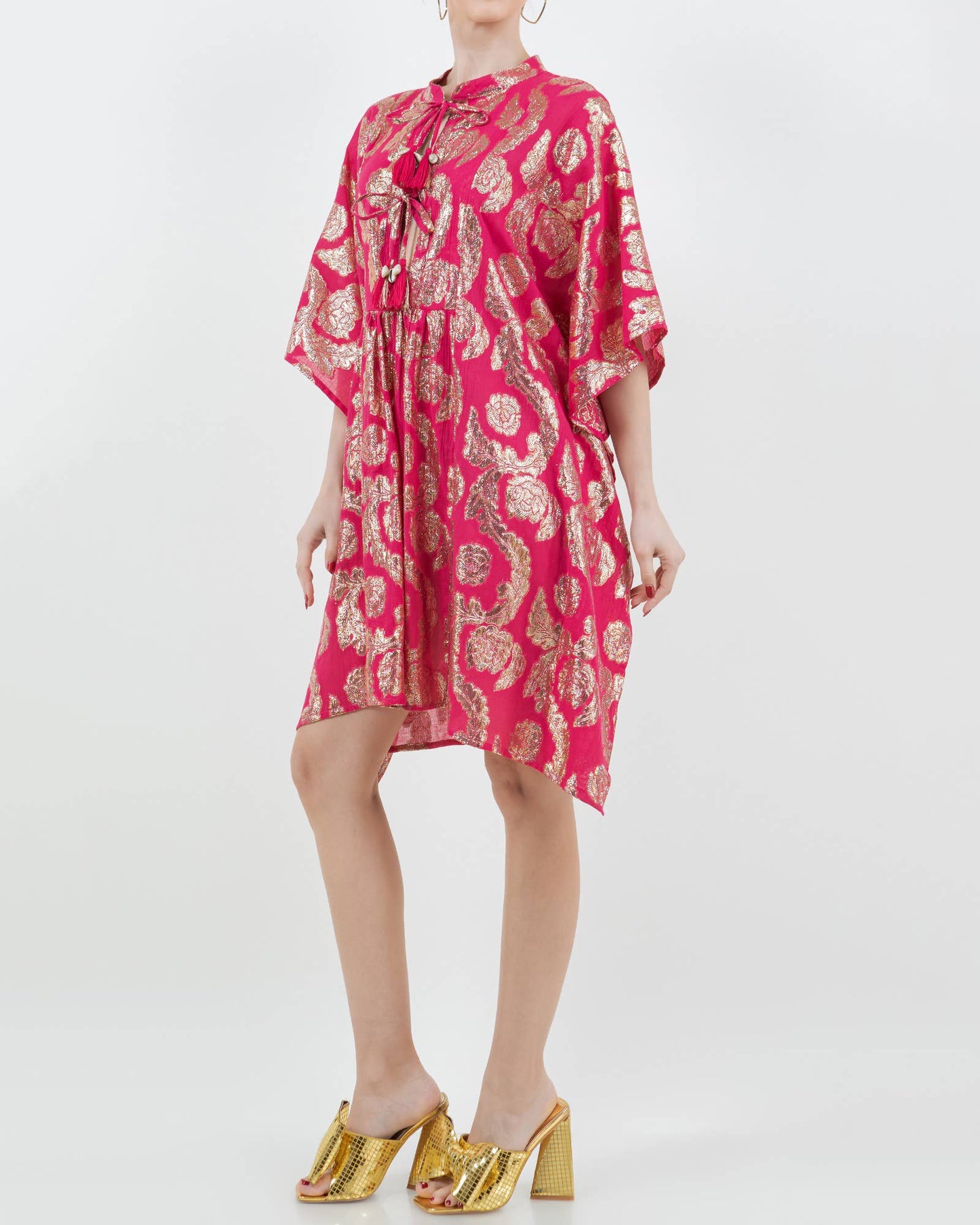 Palm Springs Caftan Mini (Fushia)