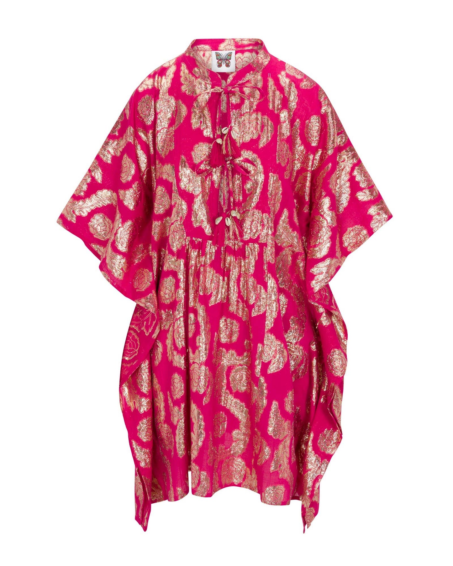 Palm Springs Caftan Mini (Fushia)