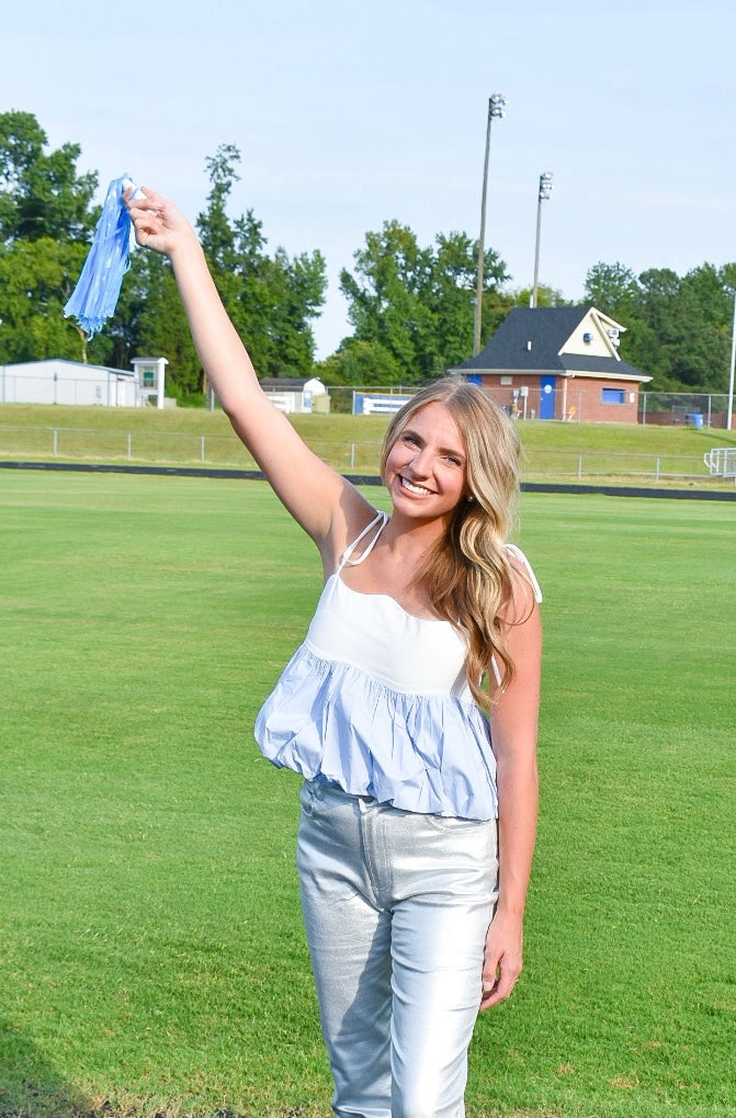 Foust Scalloped Top