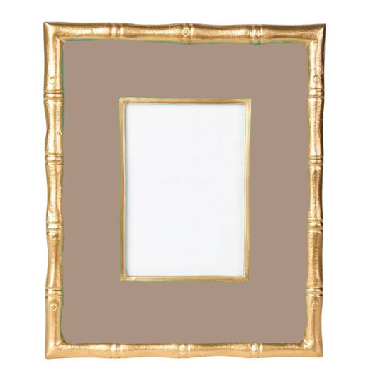 Gracie Chang Mai Photo Frame: Taupe / 5 x 7