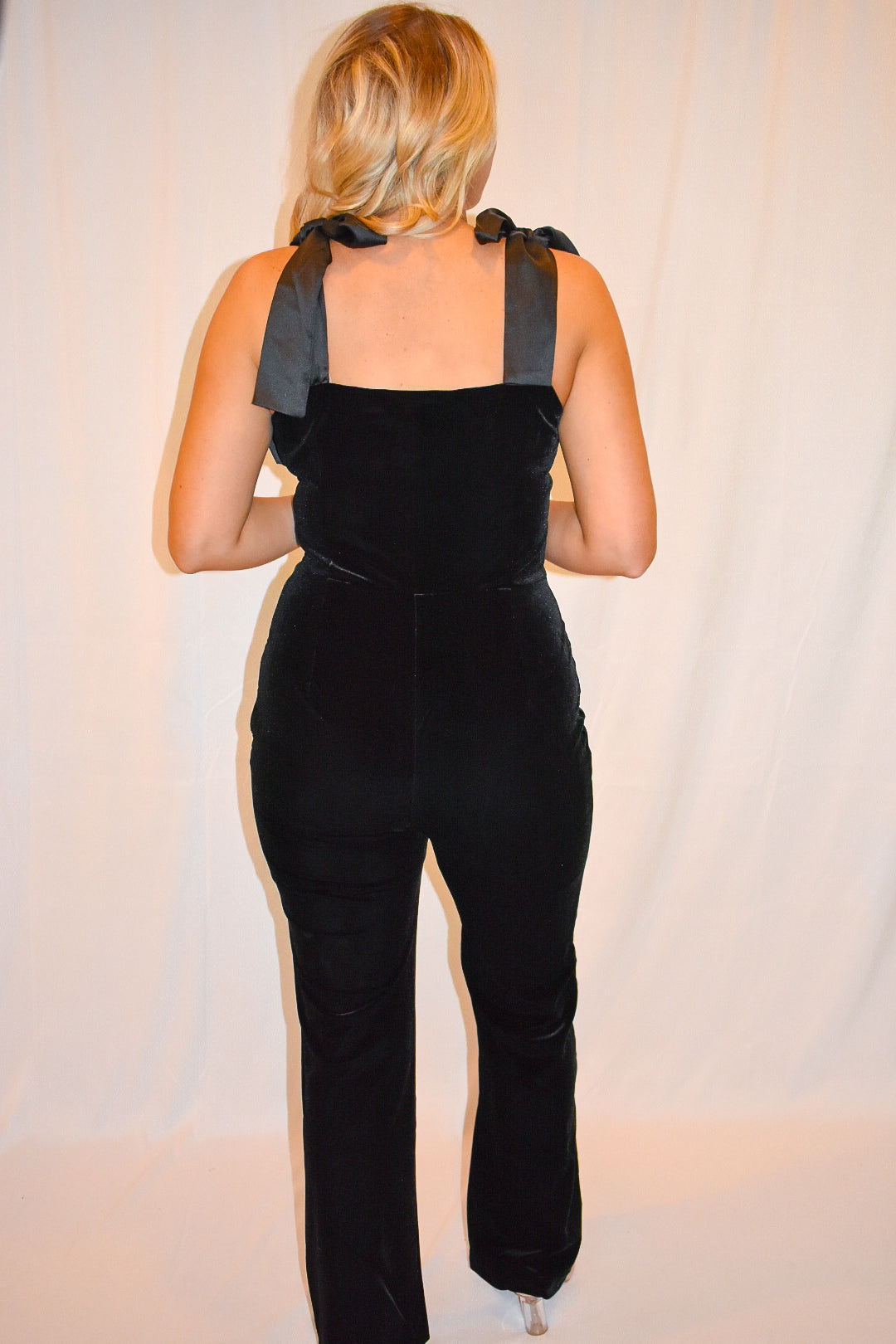 Saint Nick Velvet Jumpsuit