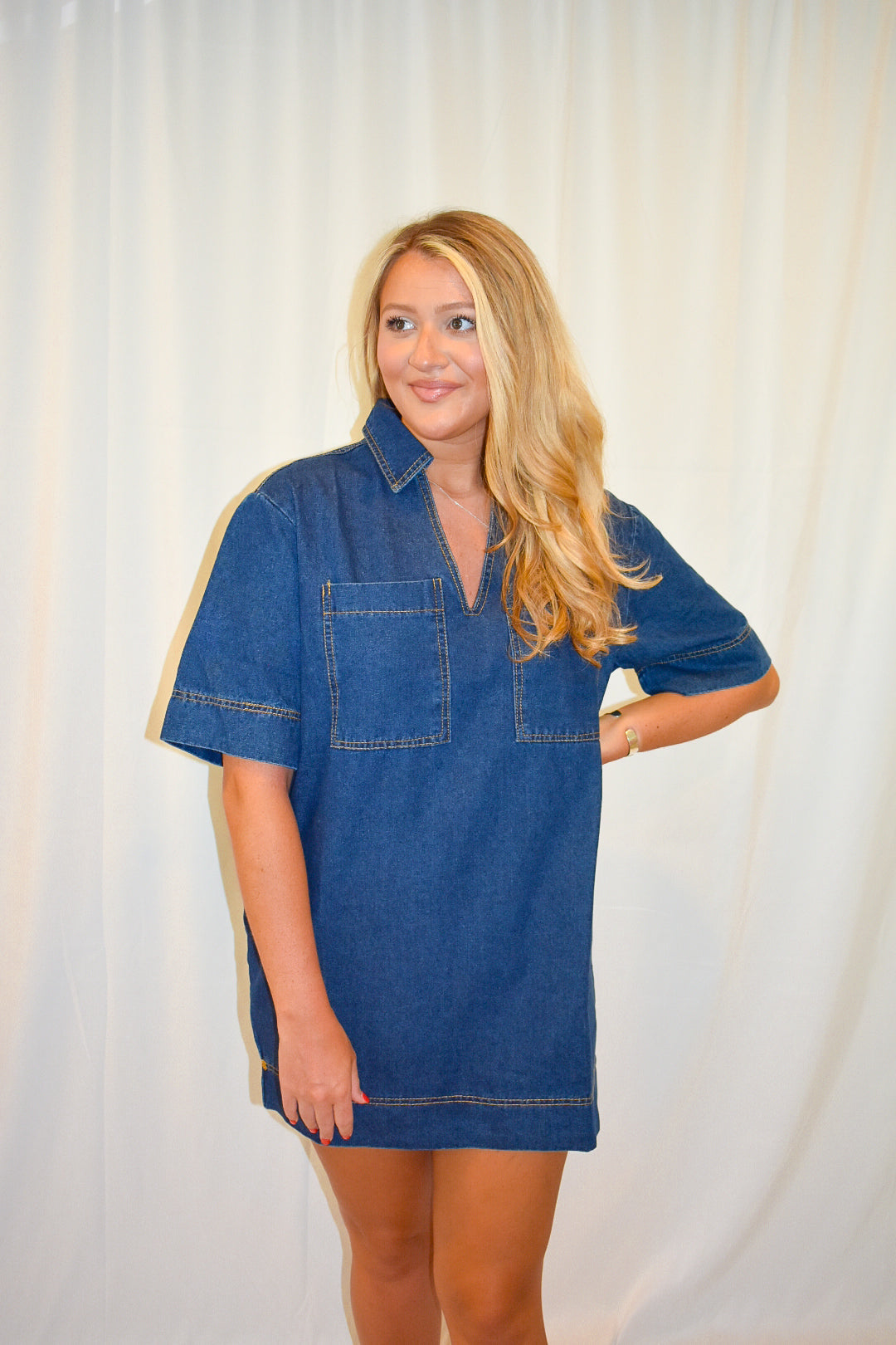 Blue Jean Baby Mini Dress