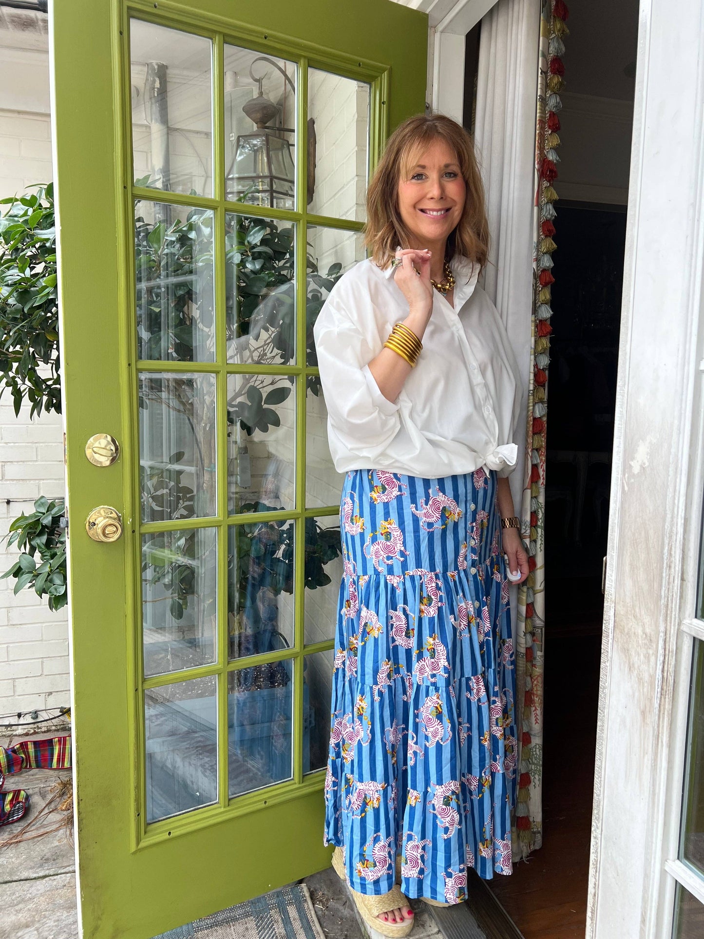 Dancing Tiger Maxi Skirt