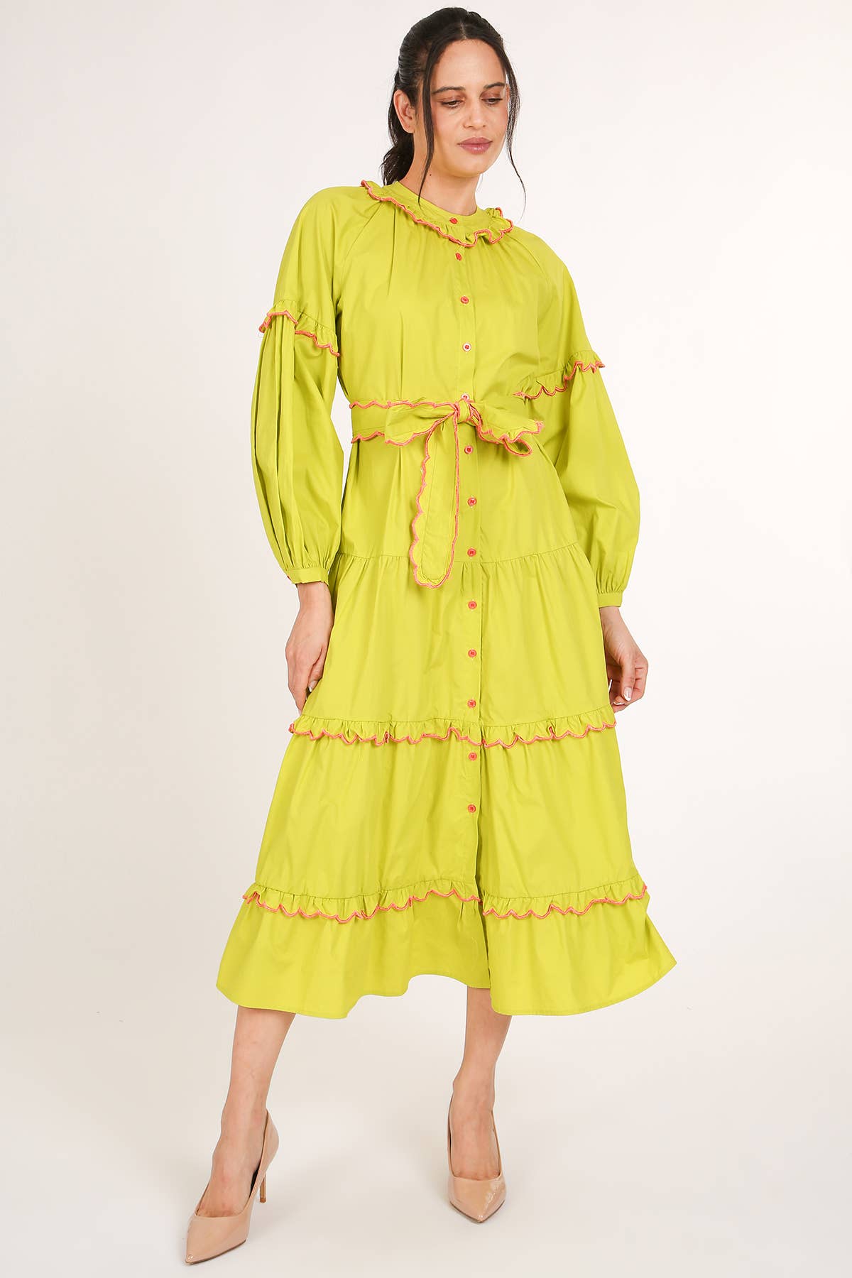 Flame Midi Dress