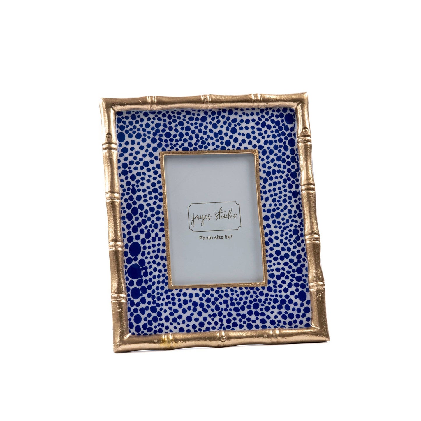 Shagreen Chang Mai Photo Frame: Blue & White / 5 x 7