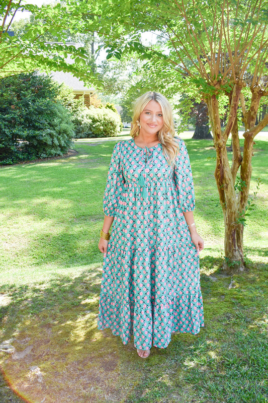 Betty Lou Floral Maxi Dress