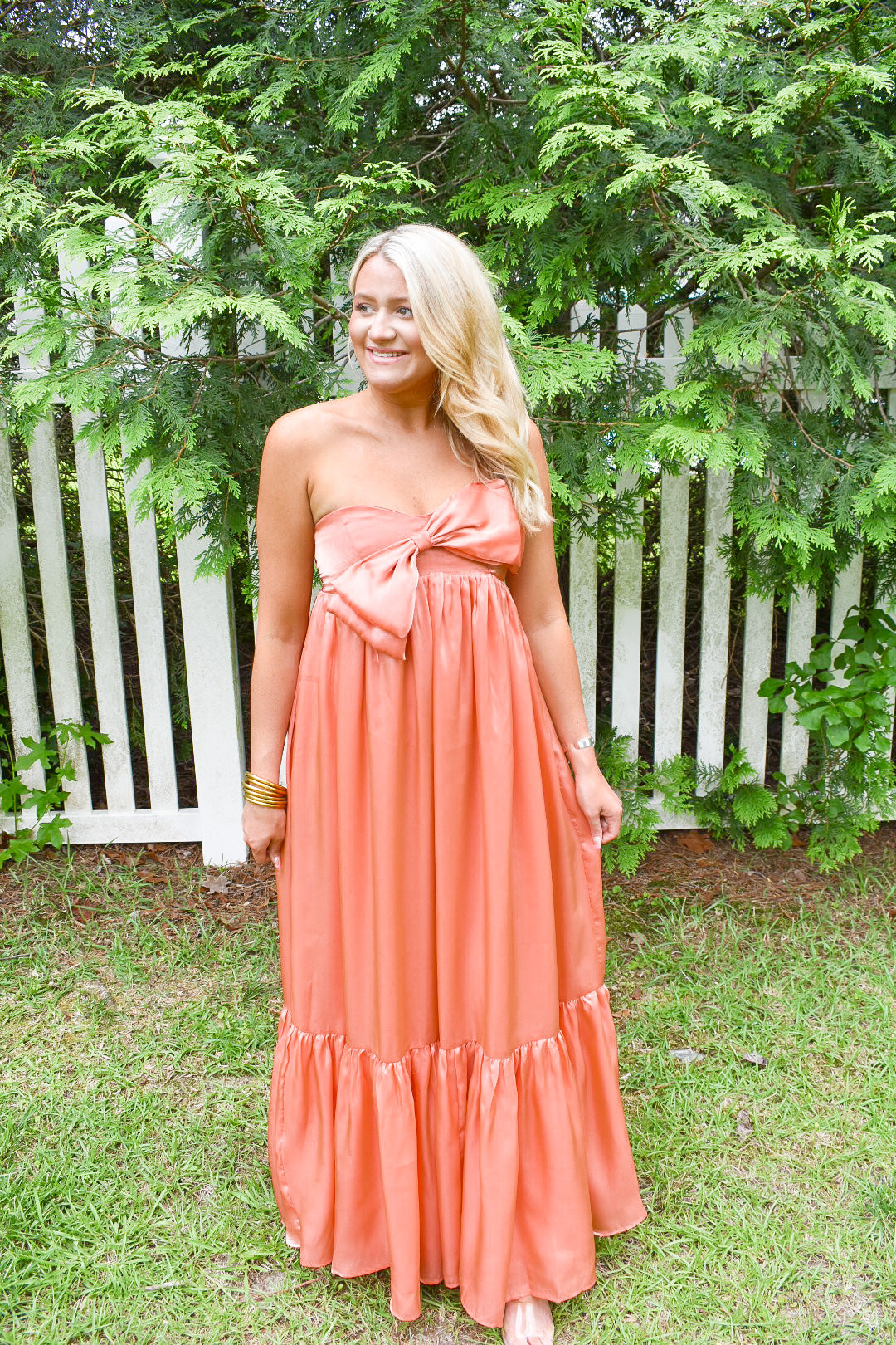 Alease Bow Maxi Dress