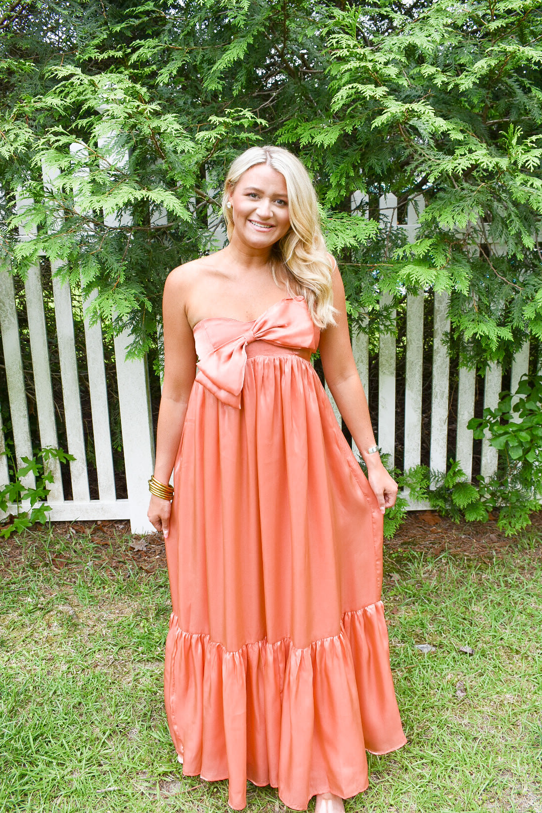 Alease Bow Maxi Dress