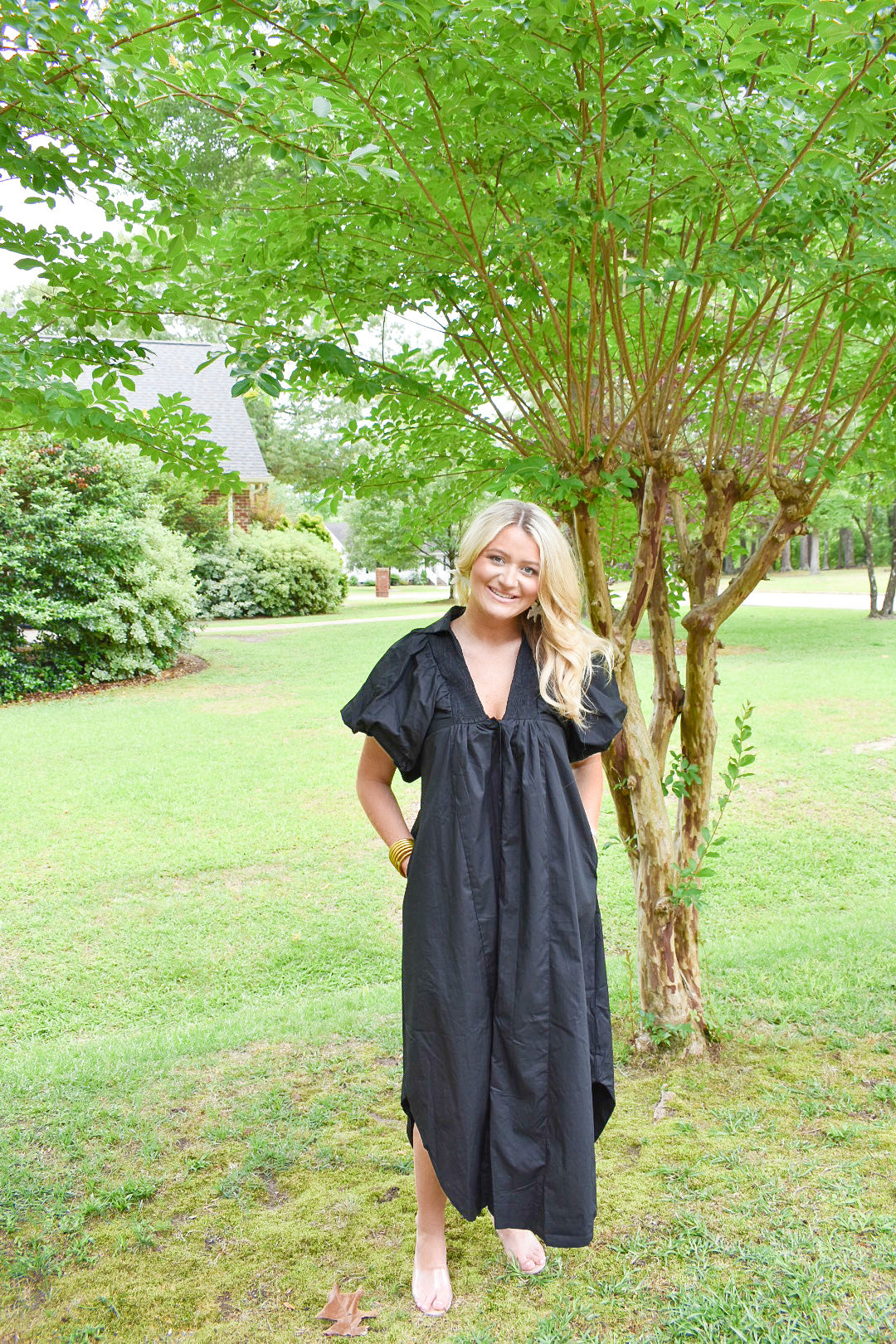 Spencer Button Down Midi Dress